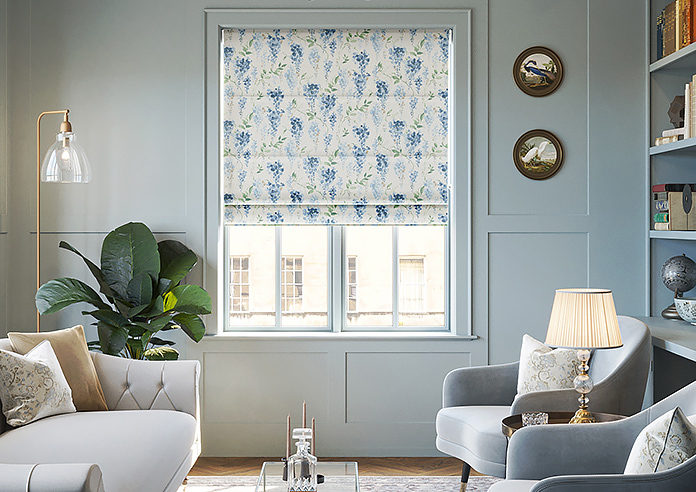 Wisteria Silk, Dream - Motorised Roman Blind - Image 3